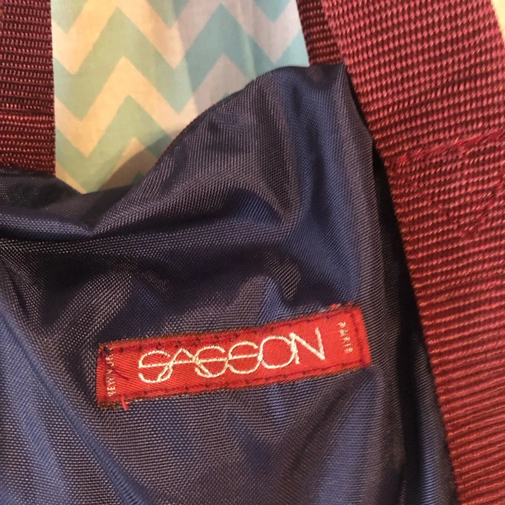 Vintage Sasson nylon travel duffel bag